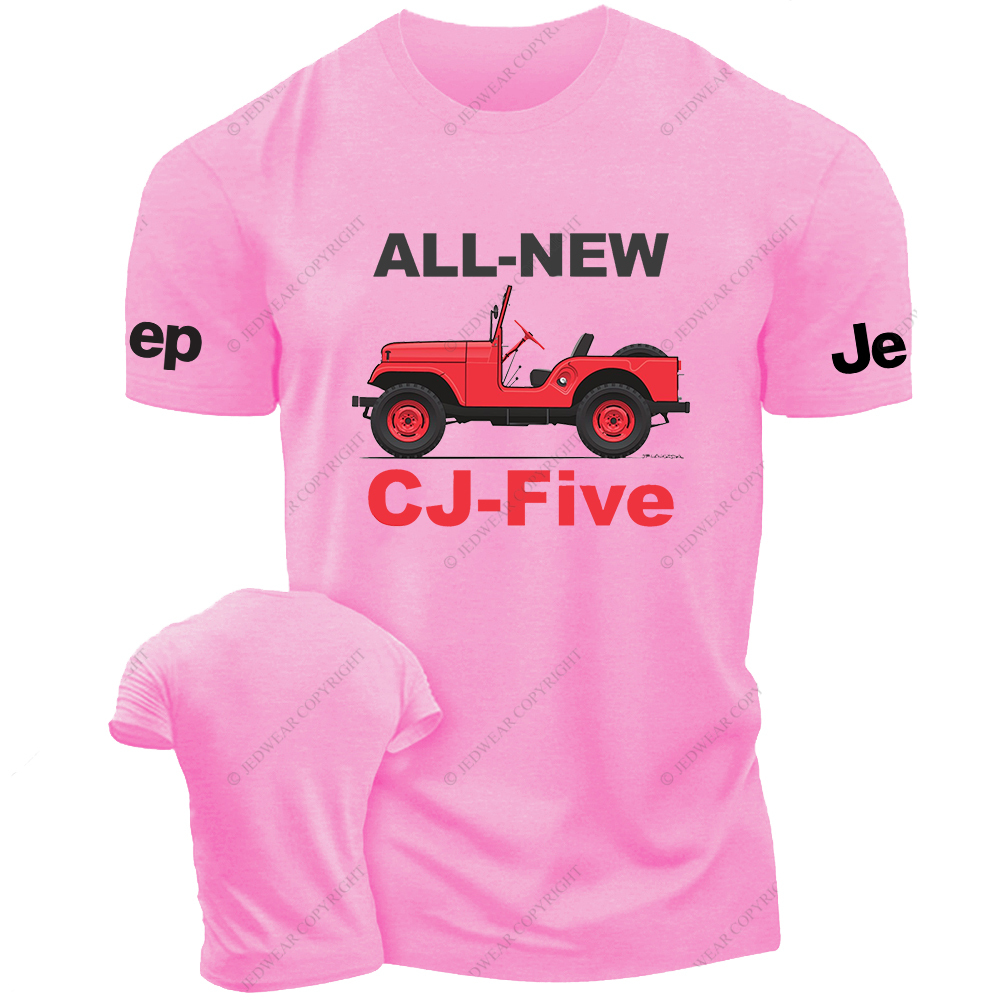 All New CJ-Five Red Off-Road Vehicle Jp T-Shirt