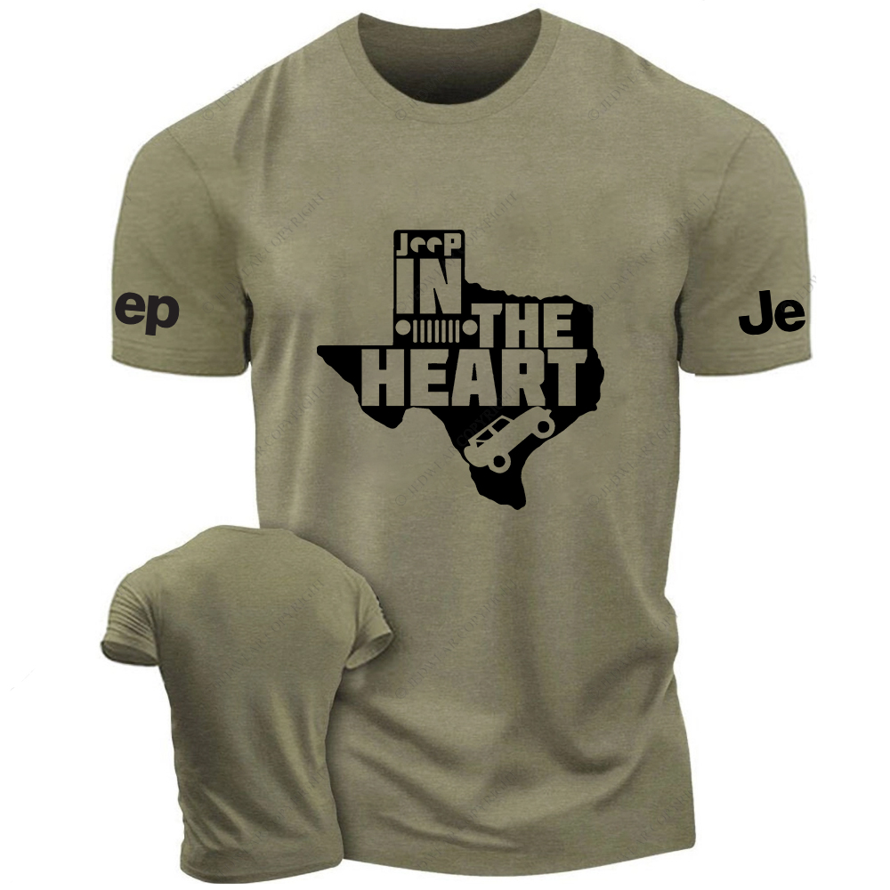 Jp In The Heart Map Jp T-Shirt