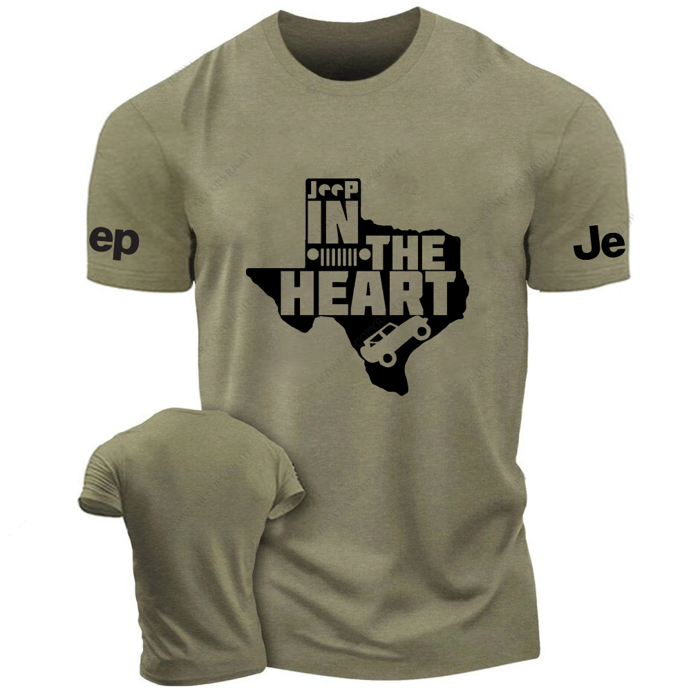 Jp In The Heart Map Jp T-Shirt