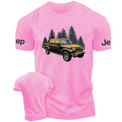 Jp Yellow Truck Tree Jp T-Shirt