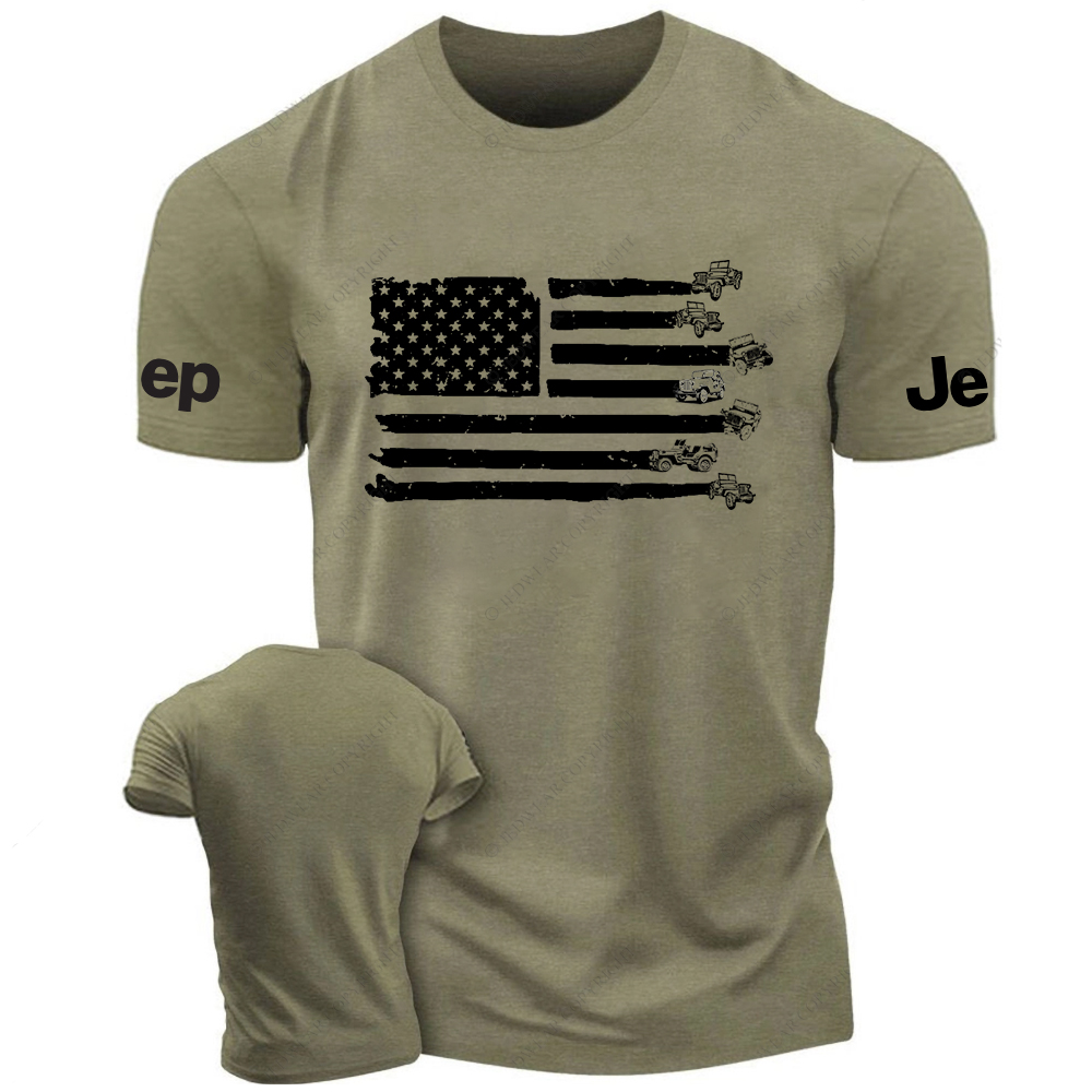 American Flag Off-Road Patriotism Jp T-Shirt