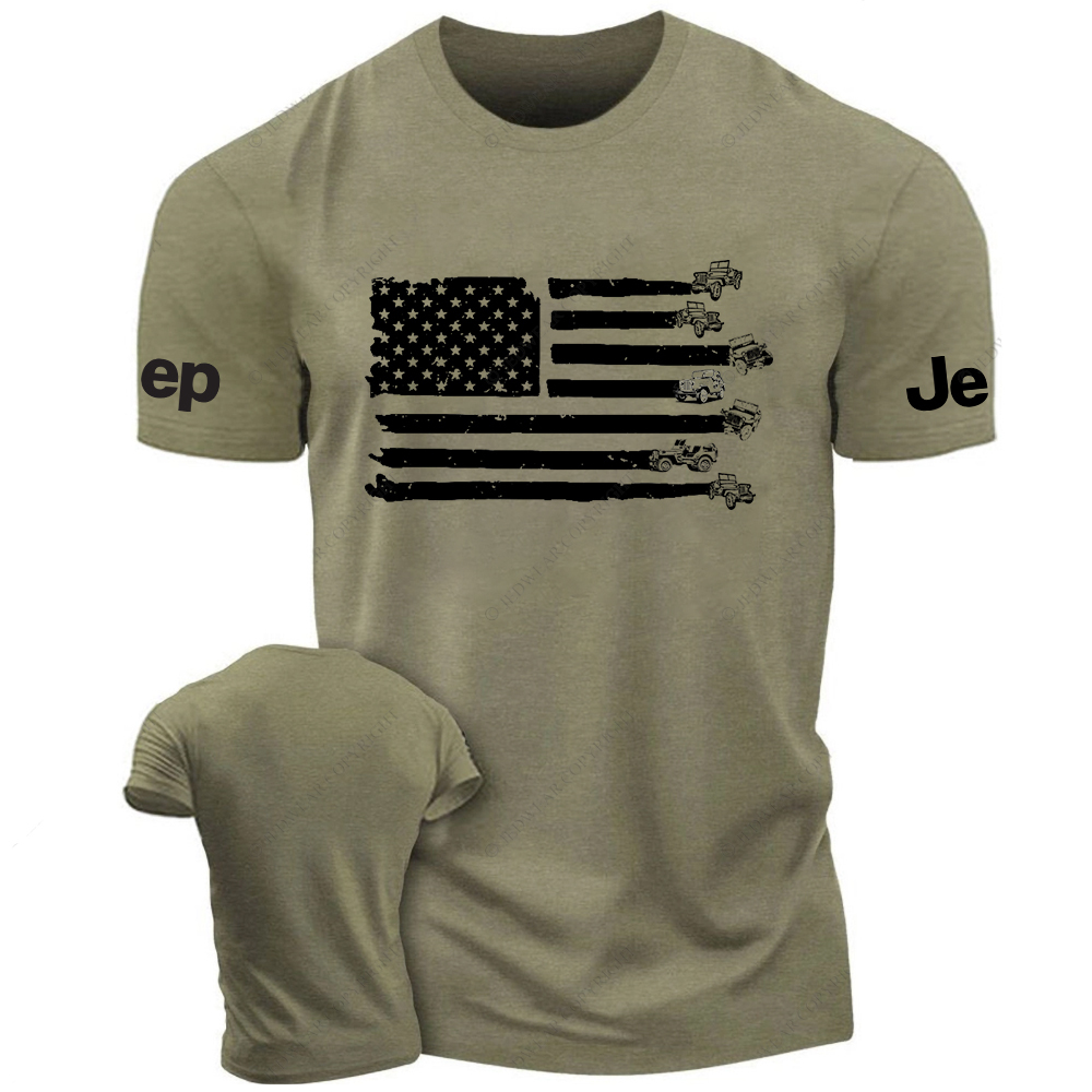 American Flag Off-Road Patriotism Jp T-Shirt