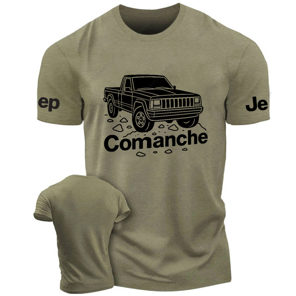 Comanche MJ Action Shot Line Art Jp T-Shirt