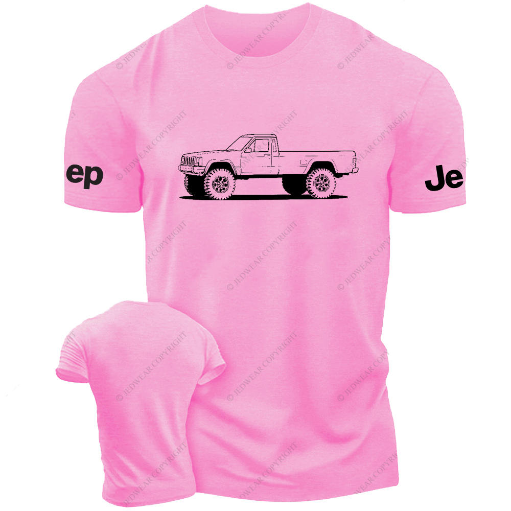Comanche MJ Lifted Front Side View Line Art Jp T-Shirt