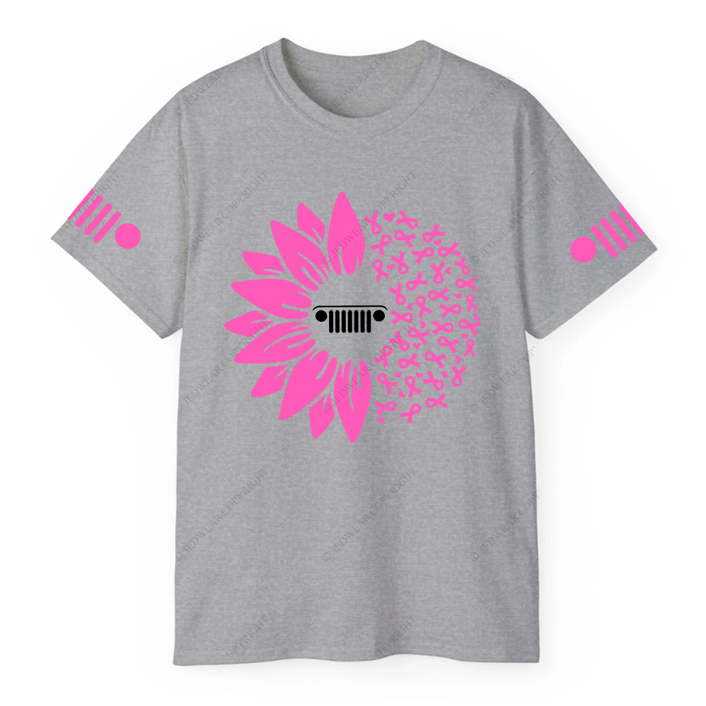 Breast Cancer Awareness Sunflower Jp T-shirt