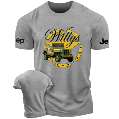 Military Star Willys Vintage Style Jp T-Shirt