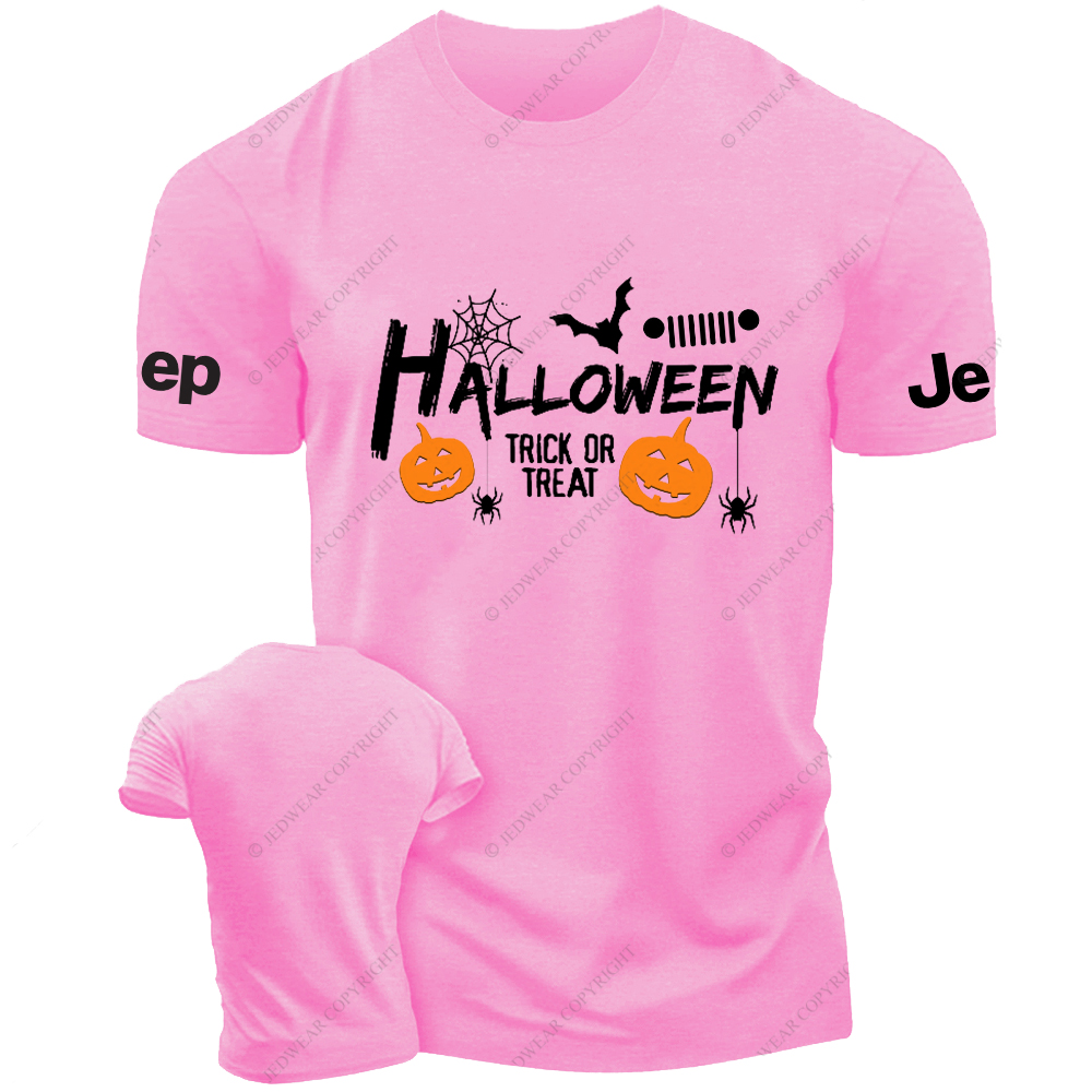 Pumpkin Halloween Bat Spider Web Jp T-Shirt