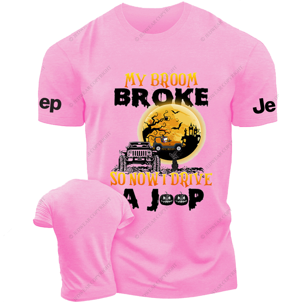Halloween My Broom Broke So Now I Drive A Car Jp T-shirt
