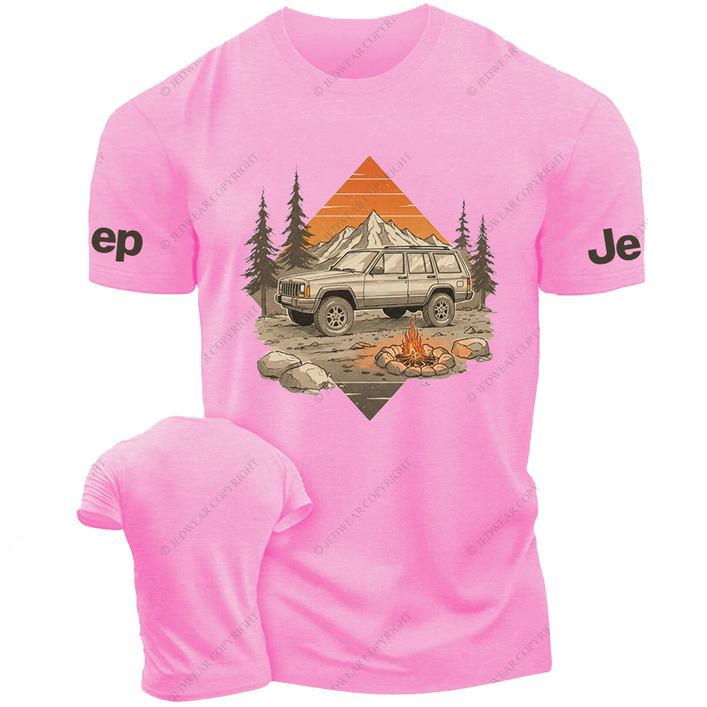 Cherokee XJ camping Vehicle Retro Design Outdoors Jp T-shirt