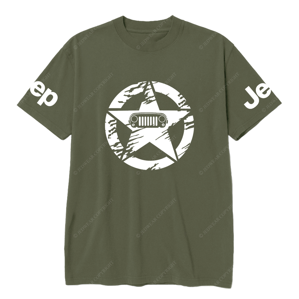 Military Star Military Green Designs JP T-Shirt