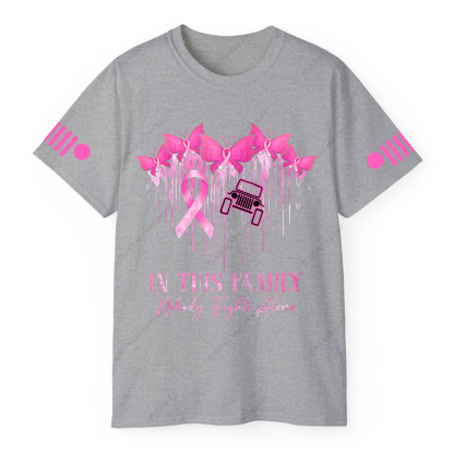 Breast Cancer In This Family Nobody Fights Alone Jp T-shirt