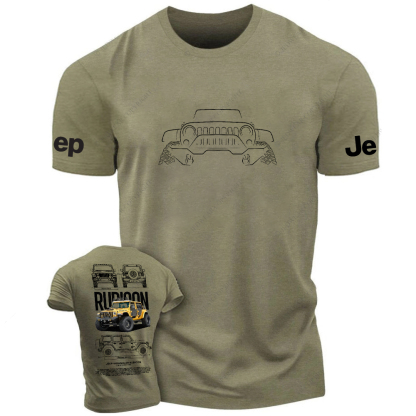 Rubicon Line Art Off-Road 4x4 Wrangler Jp T-Shirt