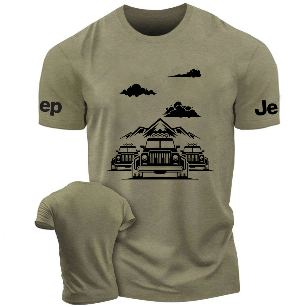 Minimalist Car Black And White Sketch Jp T-Shirt