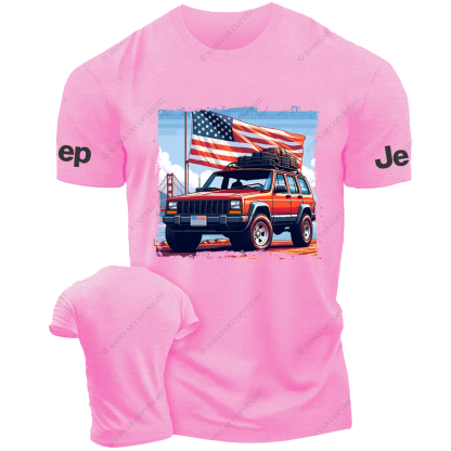 Cherokee XJ 4x4 USA Off-Road Vintage Old School Vehicle Jp T-Shirt