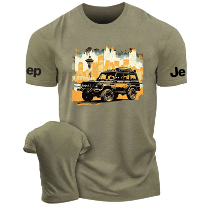 Seattle Wagoneer Off-Road Vintage Old Vehicle Jp T-Shirt