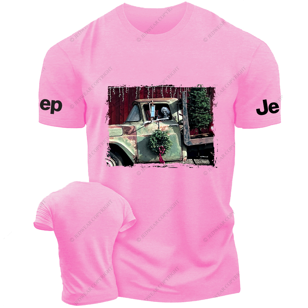 Skeleton Driving Off-Road Vehicle Jp T-Shirt