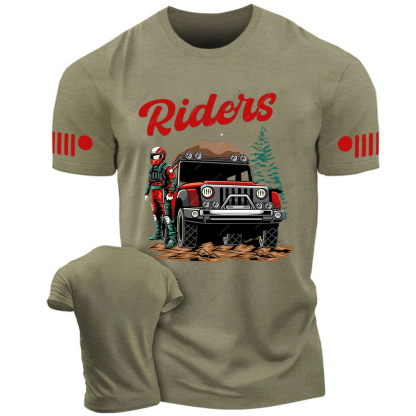 Riders Racing Off-Road Vehicle 4x4 Driving Jp T-Shirt