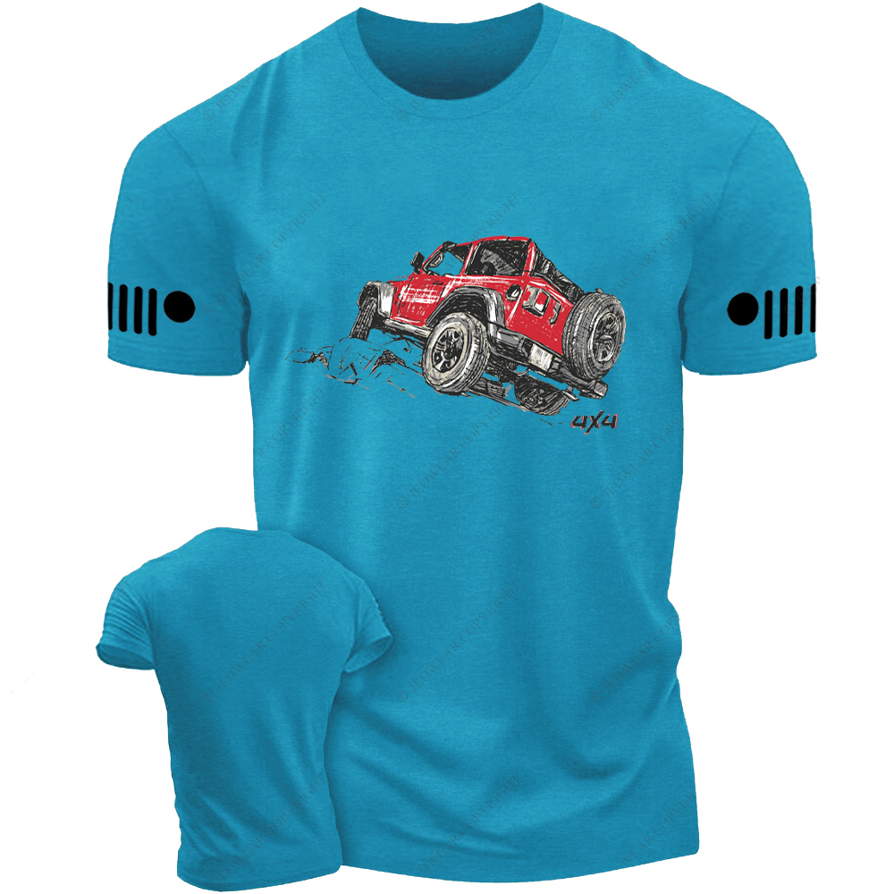 Rubicon Colorful Hand-Painted Jp T-shirt