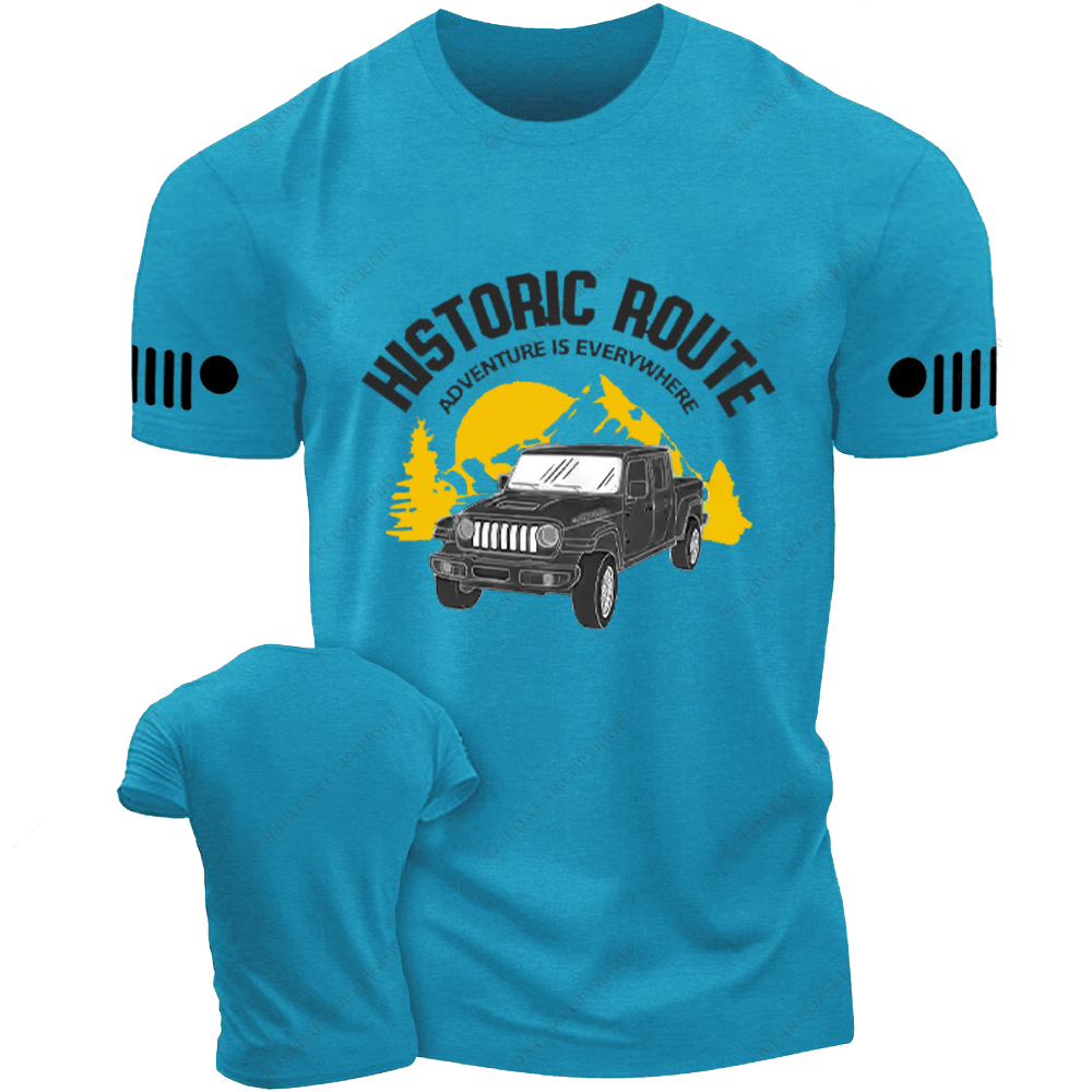 Gladiator Historic Route Adventure Everywhere Jp T-shirt