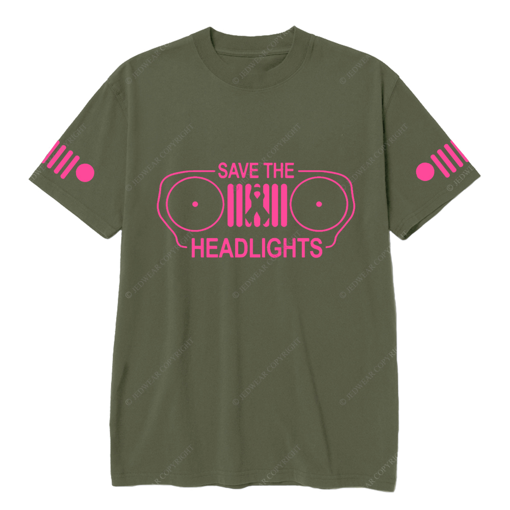 Breast Cancer Awareness Save The Headlights T-shirt