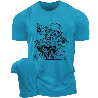 Willys Fink Stick Figure Line Art Jp T-shirt
