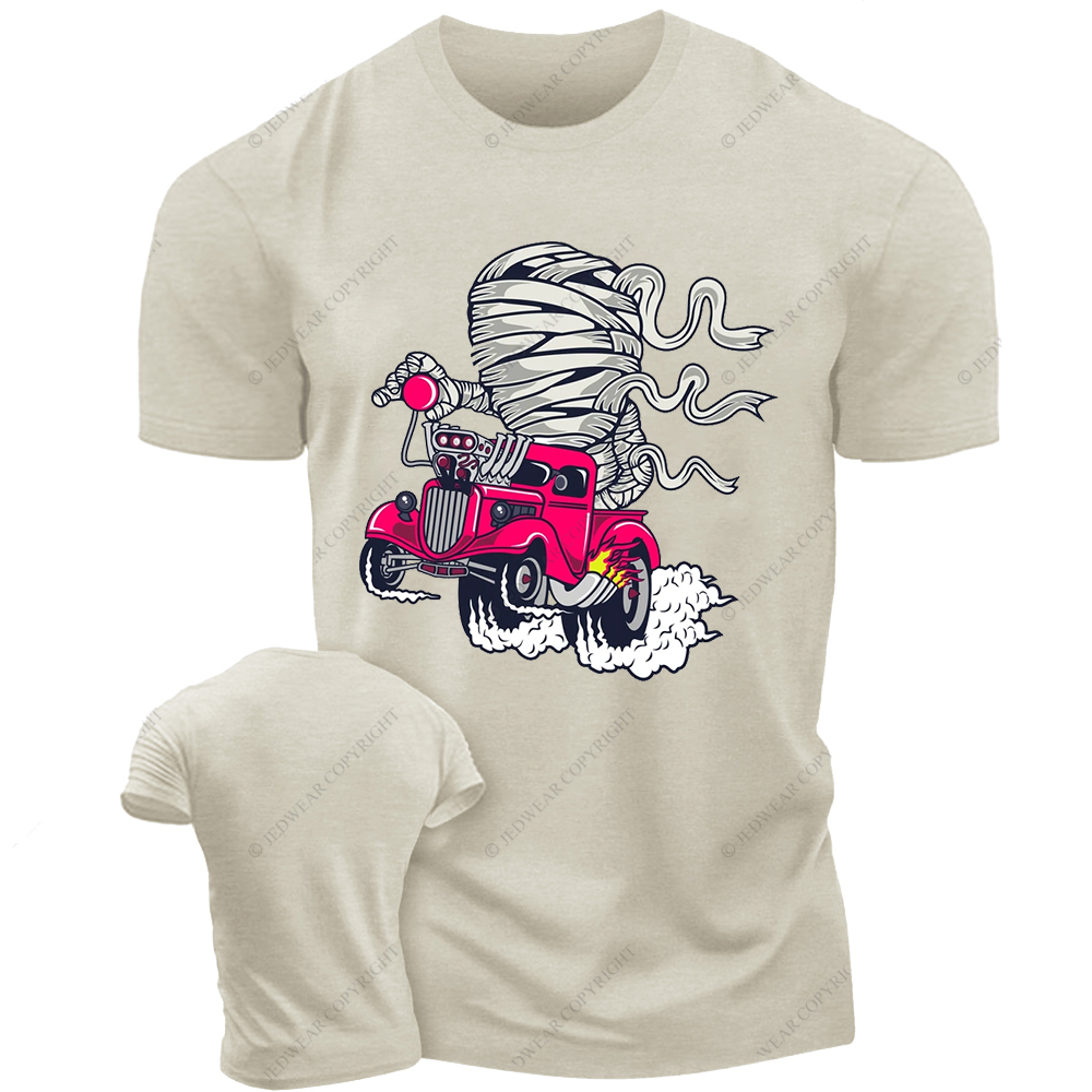 Mummy Racing Cartoon Jp T-shirt