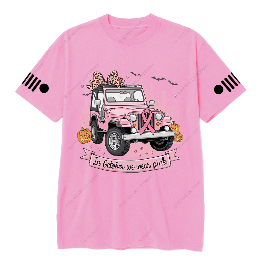 Breast Cancer Awareness In October We Wear Pink Jp T-shirt