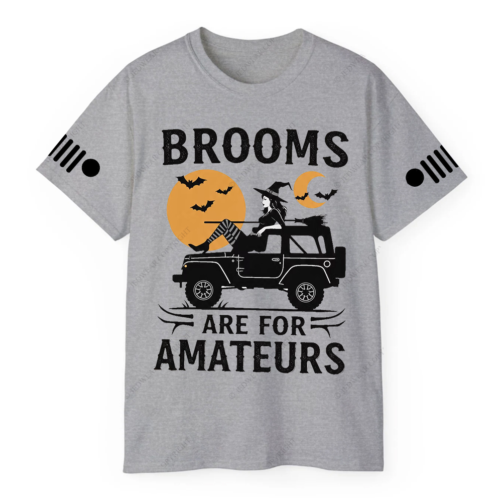 Halloween Brooms Are For Amateurs Jp T-shirt