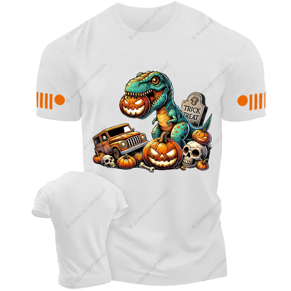 Happy Halloween Dinosaur Trick Treat Jp T-shirt