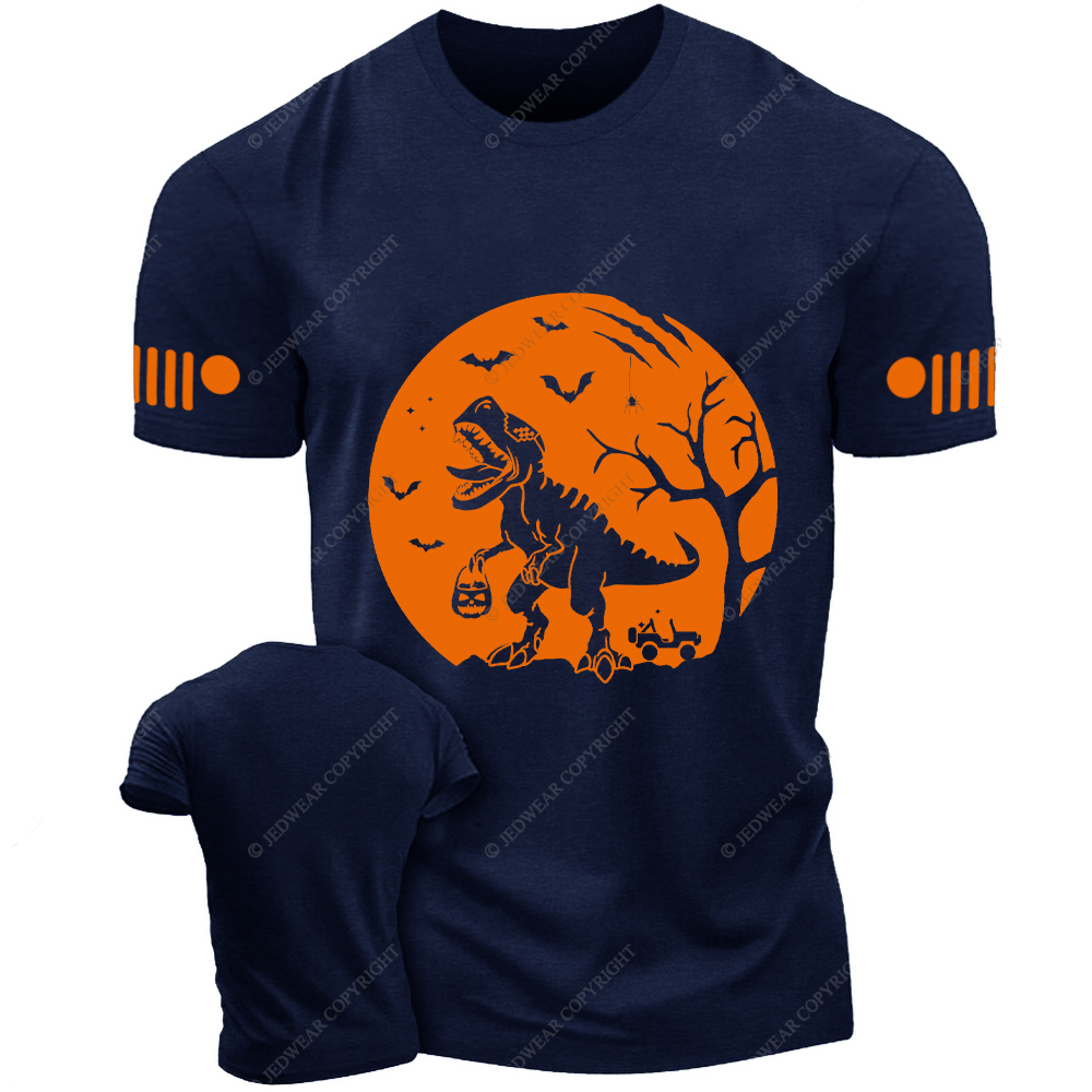 Halloween Dinosaur Skull Bat Spider Jp T-shirt