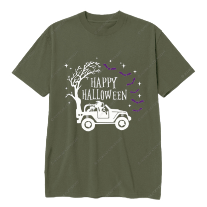 Happy Halloween Bat Trees Jp T-shirt
