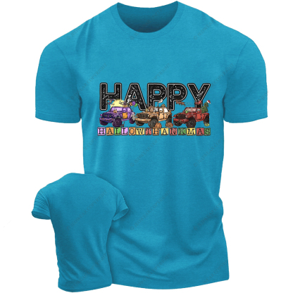 Happy Halloween Hallowthankmas Jp T-shirt