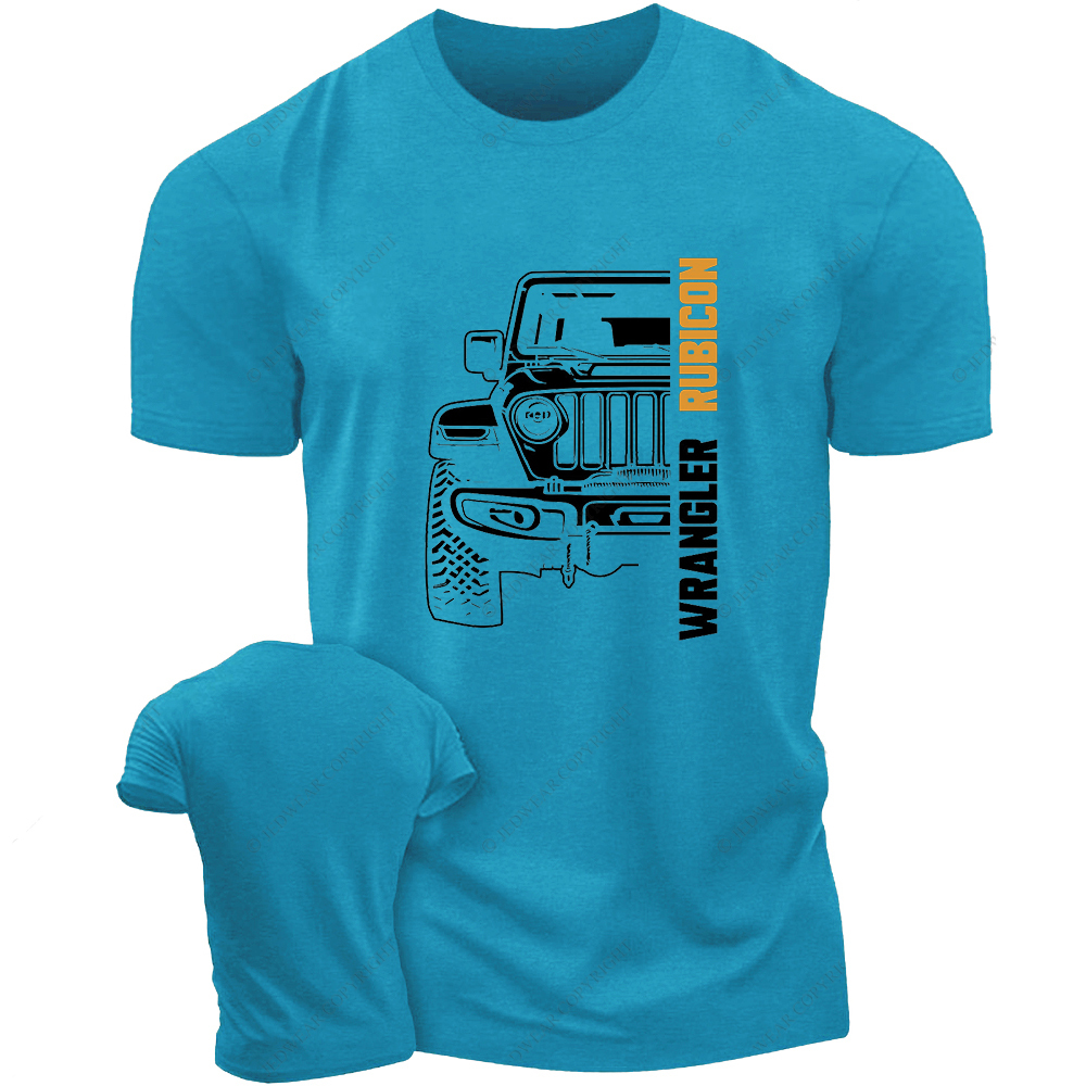 Wrangler Rubicon Black And White Sketch Jp T-Shirt