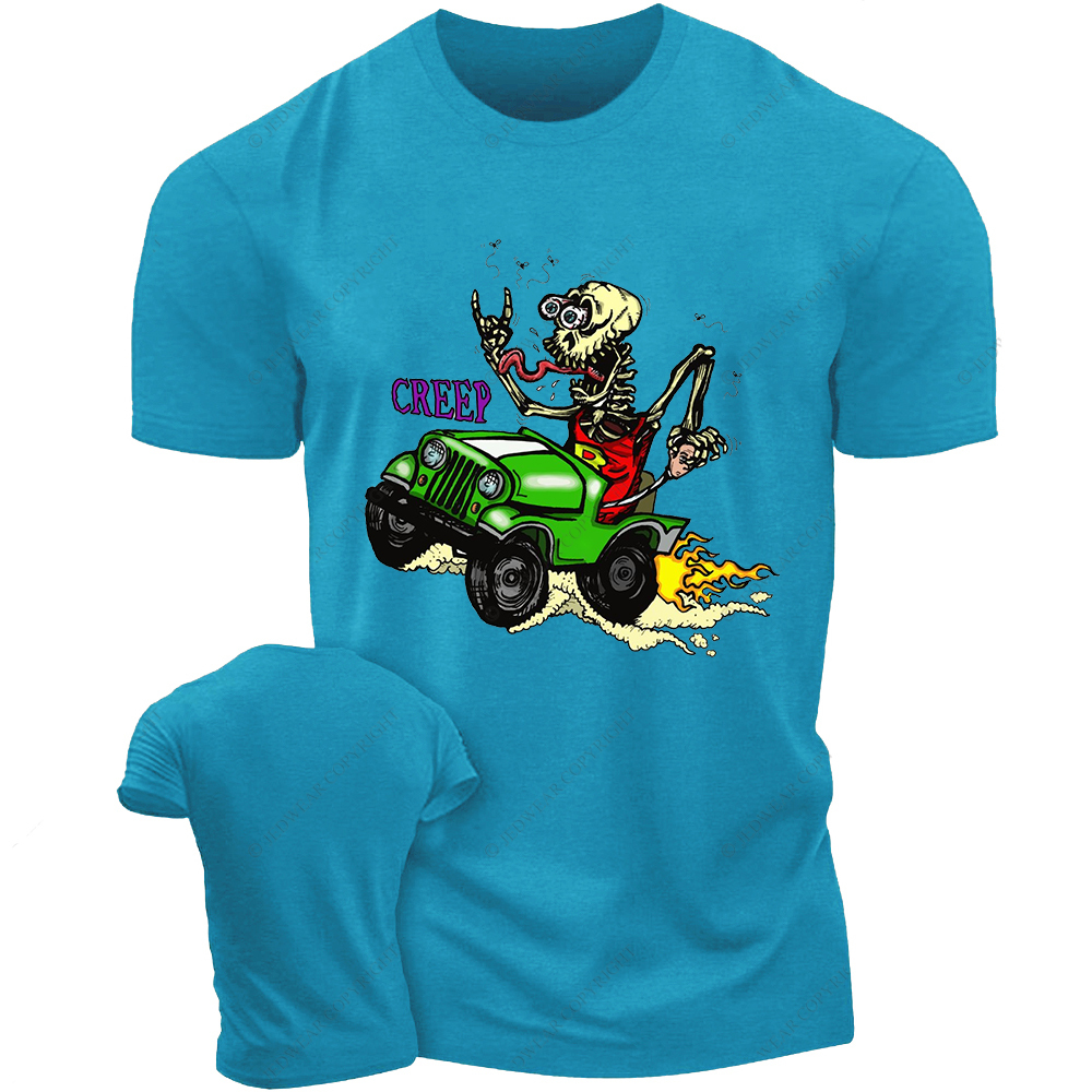 Green Skull Creep Jp T-Shirt