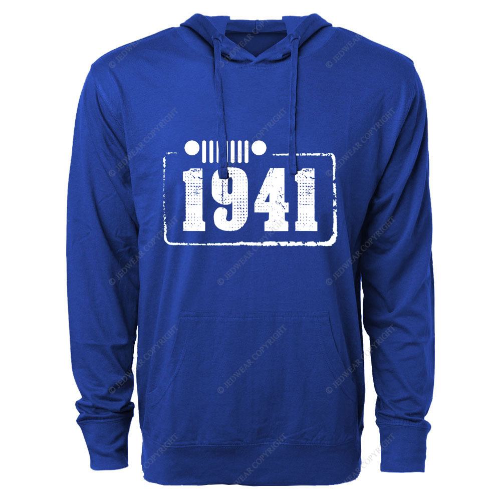 Created Times 1941 Jp Oversized Lightweight Hoodie