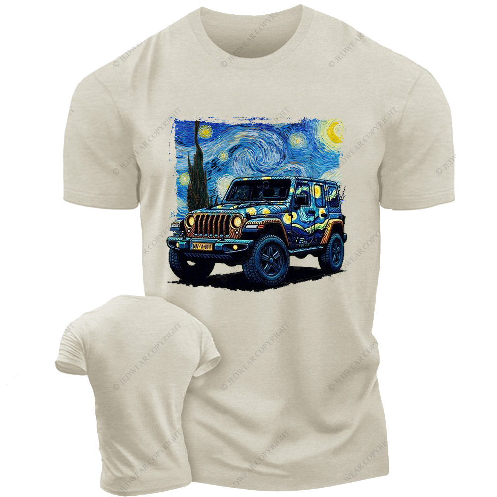 The Starry Night By Van Gogh Canvas Jp T-Shirt