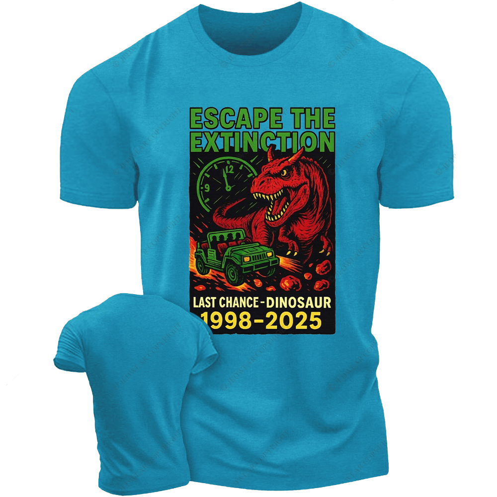 Escape The Extinction Last Chance Dinosaur Jp T-Shirt