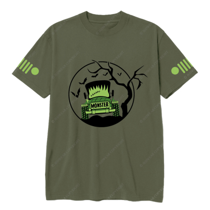 Frankenstein 4x4 Off Road Car Halloween  Monster Car Jp T-shirt
