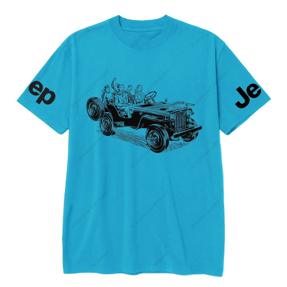 Family Riding in Convertible Jp T-Shirt