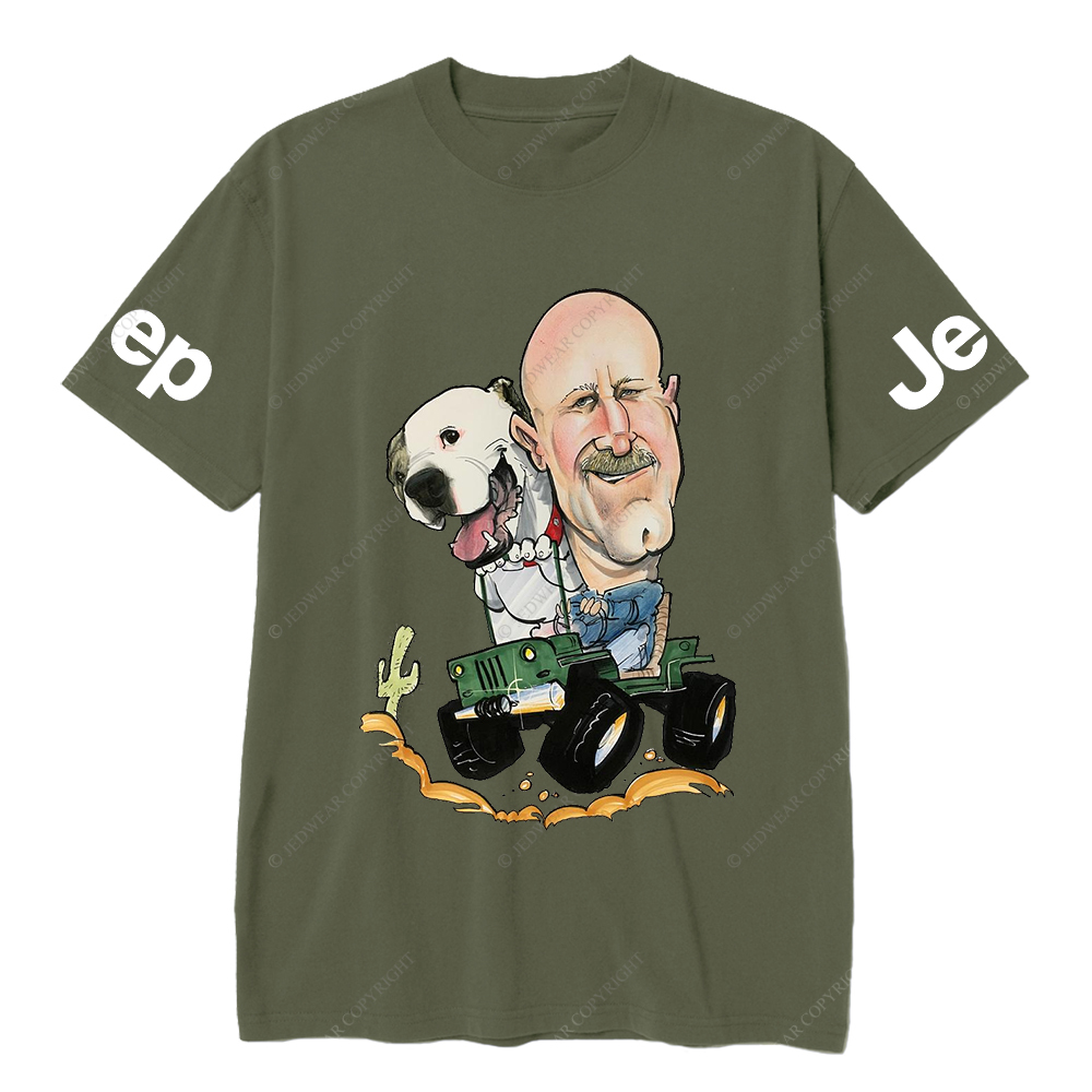 Old Man Cactus Dog Woody Jp T-Shirt