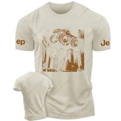 Car Flying In The City Air Jp T-Shirt