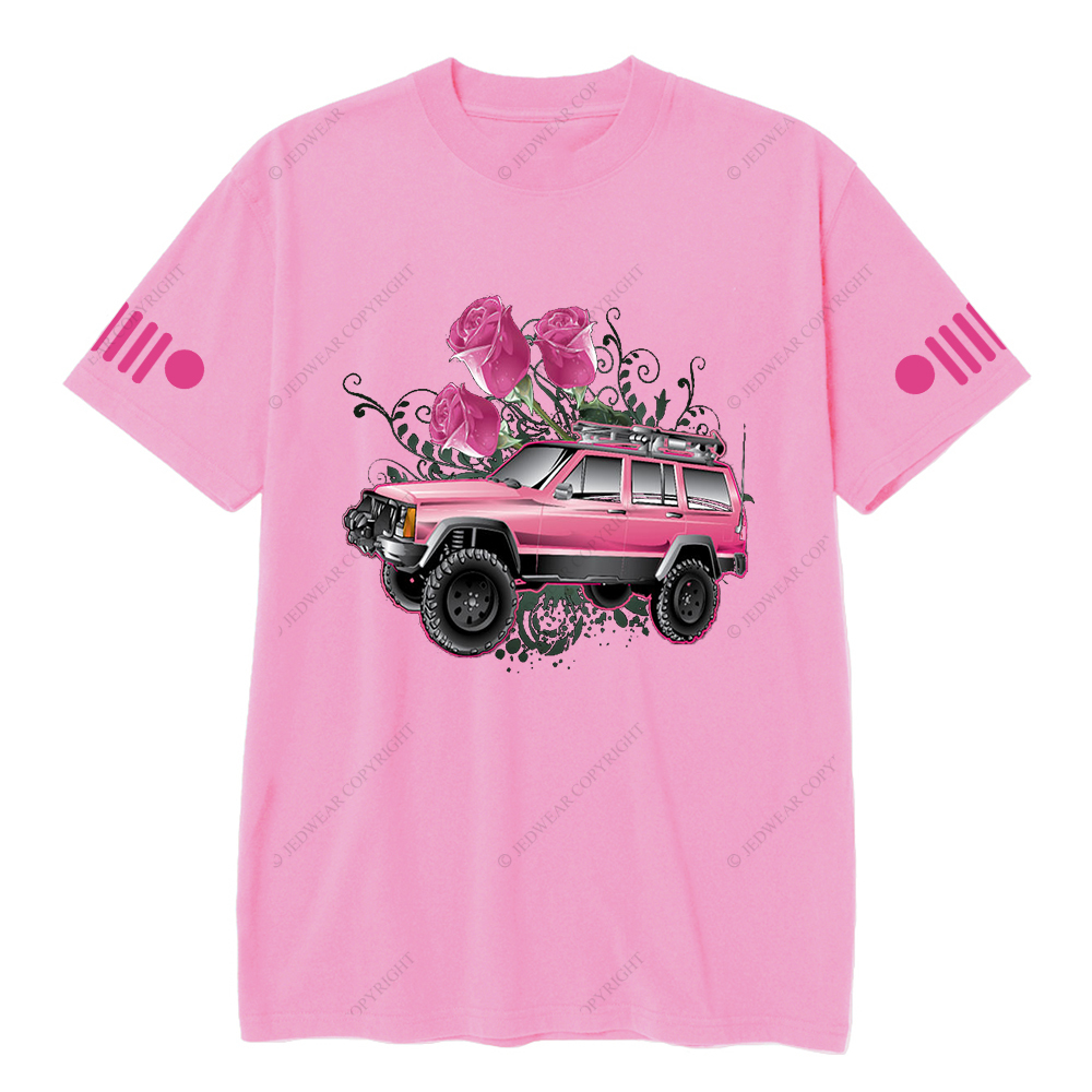 Pink Cherokee And Pink Rose Jp T-Shirt