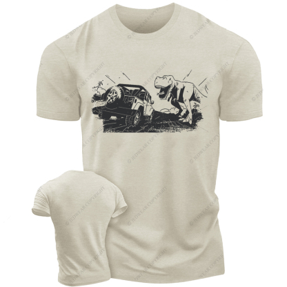 Dinosaur Black And White Illustration Jp T-Shirt