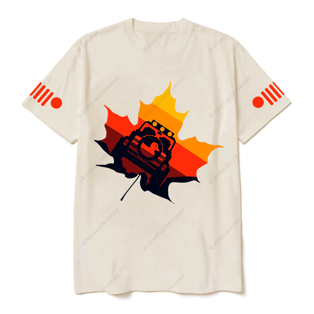 Fall Duck Off Road Autumn Jp T-Shirt