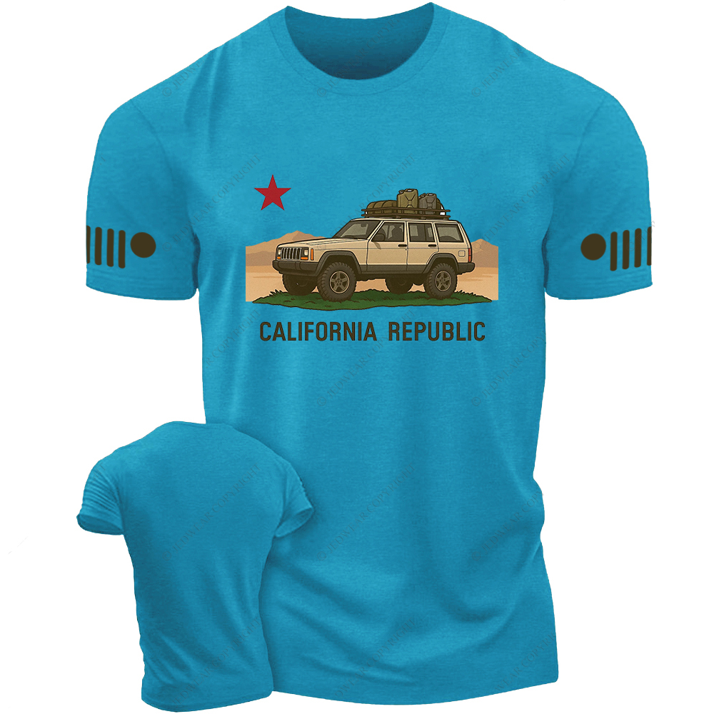 Cherokee XJ California Flag Jp T-Shirt