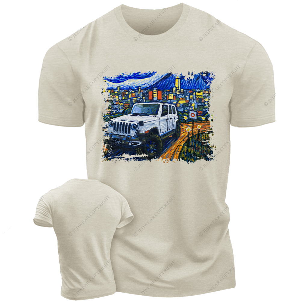 Colorful Oil Painting Jp T-Shirt