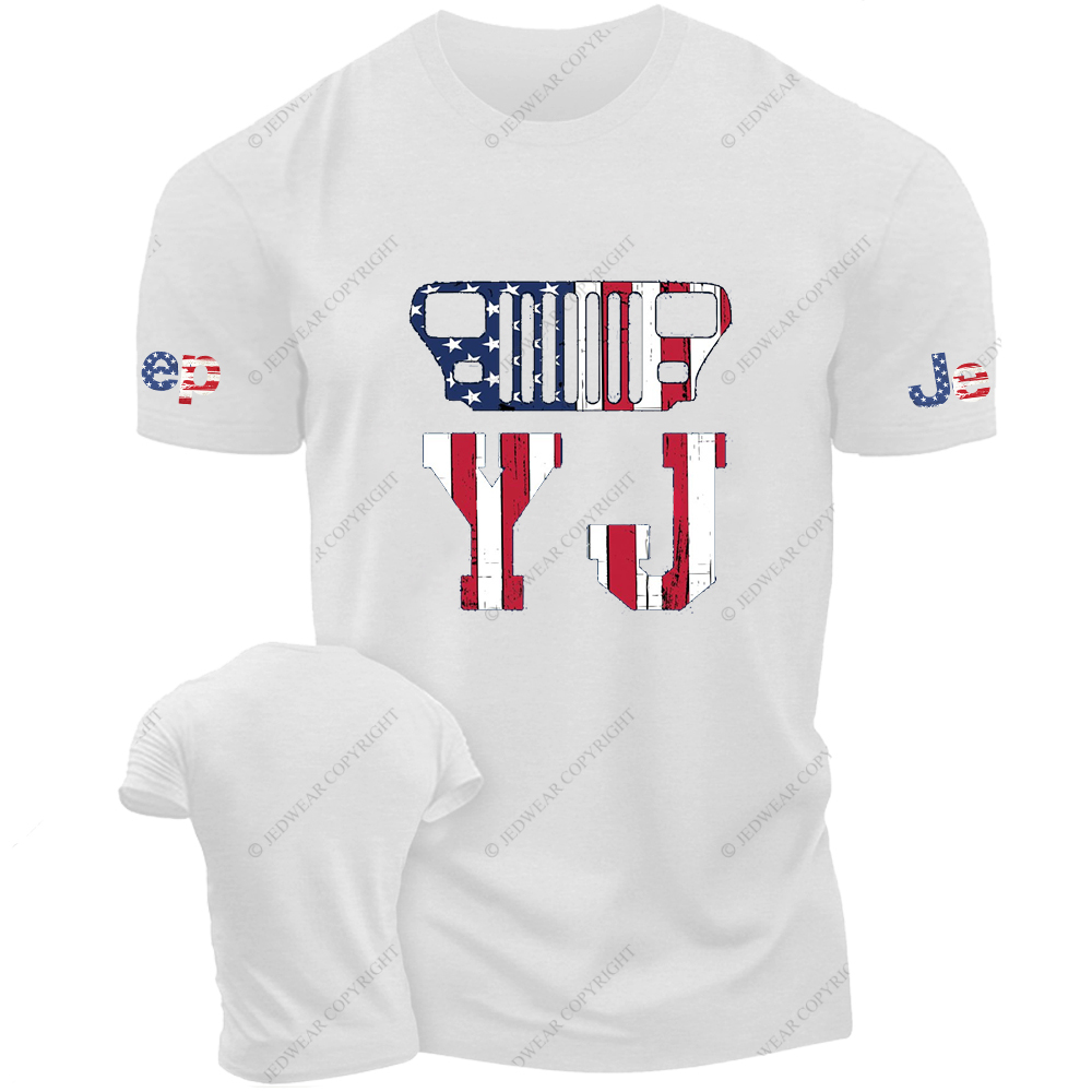 Wrangler YJ American Flag  Jp T-Shirt