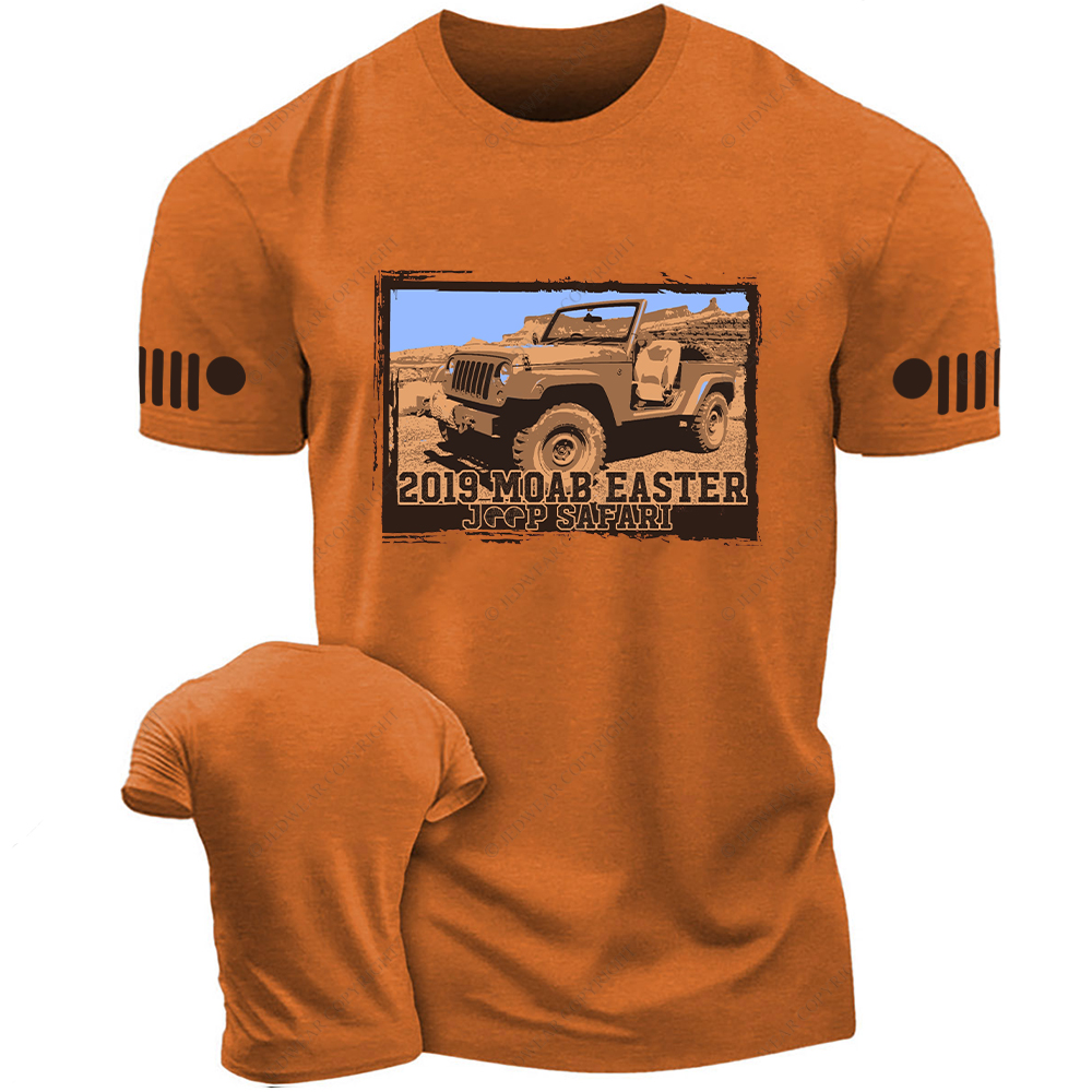 2019 Mobe Easter Vintage Car Safari Jp T-Shirt