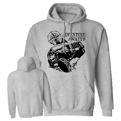 Adventure Awaits Compass Jp Oversized Hoodie