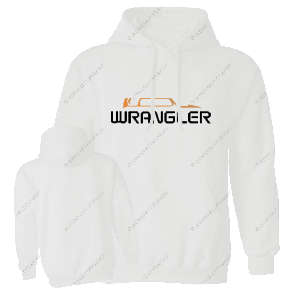 Jp Wrangler Oranger Silhouette Jp Oversized Hoodie